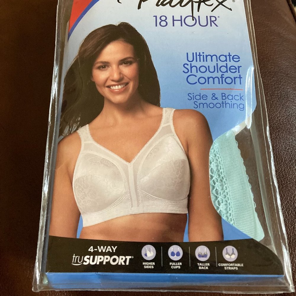 NWT Playtex Wirefree Bra 40D Seafoam